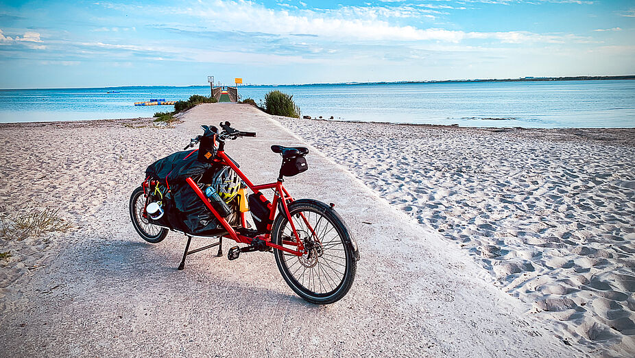 das verwendete Lastenrad das Rad